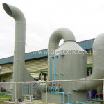 ระบบบำบัดอากาศเสีย / สครับเบอร์ & คาร์บอน - บริษัท เจนคอน เอ็นจิเนียริ่ง จำกัด