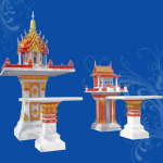 ศาลพระภูมิทรงปราสาท 3ชั้น - ช่างศิลป - ศาลพระภูมิ กรุงเทพ