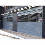 งานติดตั้งประตูม้วน แบบมีโปร่ง - บริษัท จำเริญ เอ็นจิเนียริ่ง จำกัด