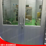 ติดตั้งประตู กระจกอลูมิเนียม - เจริญพร อลูมิเนียม