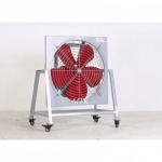 พัดลมใบแดง 36 นิ้วรุ่นกล่องตะแกรงหน้า-หลัง ขาเตี้ย - โรงงานผลิตพัดลมอุตสาหกรรม - มงคลถาวรกิจ