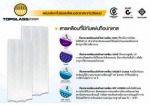 แผ่นหลังคาโปร่งแสงไฟเบอร์กลาส / แผ่นใส Topglass Eco Rhino - บริษัท ราชาเมทัลชีท จำกัด
