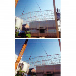 งานติดตั้งโครงหลังคาโรงงาน - บริษัท ทองเพ็ญ โซลูชั่น แอนด์ เซอร์วิส จำกัด