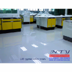 พื้นอีพ็อกซี่ห้องแล็ป - บริษัท เอ็นทีวาย คอนสตรัคชั่น จำกัด