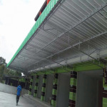 โครงหลังคา - บอนรางน้ำ เหล็กสแตนเลส ระยอง