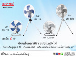 พัดลมใบพลาสติก รุ่นลมแรง - บริษัท ลัคกี้มิตซู ไทย จำกัด