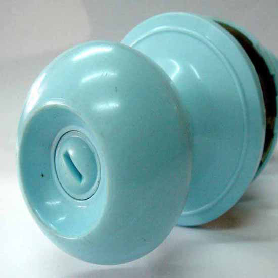 กุญแจลูกบิด PVC - Plastic Lock (AWA-6200-Blue) ตลับเมตร  เทปวัด  กุญแจ  ลูกบิด  กลอนประตู  คันผลักประตูหนีไฟ  ตาแมว  ลูกบิดสแตนเลส  บานพับ 