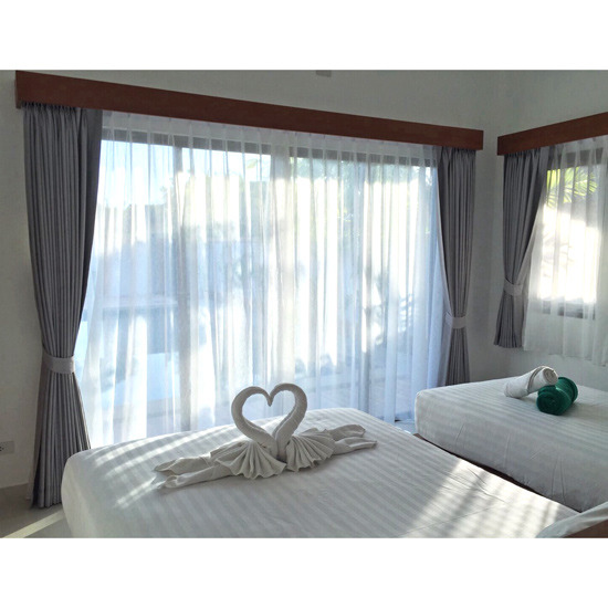 ผ้าม่านจีบ 2 ชั้น ผ้าทึบ+ผ้าโปร่ง  ผ้าม่าน มู่ลี่ ม่านปรับแสง พรม วอลล์เปเปอร์ ฉากกั้นห้อง ติดตั้งผ้าม่าน ม่านปรับแสง พรม วอลล์เปเปอร์ ฉากกั้นห้อง ผ้าม่านจีบ ม่านม้วน อุปกรณ์ม่าน รางม่าน รับซักผ้าม่าน 