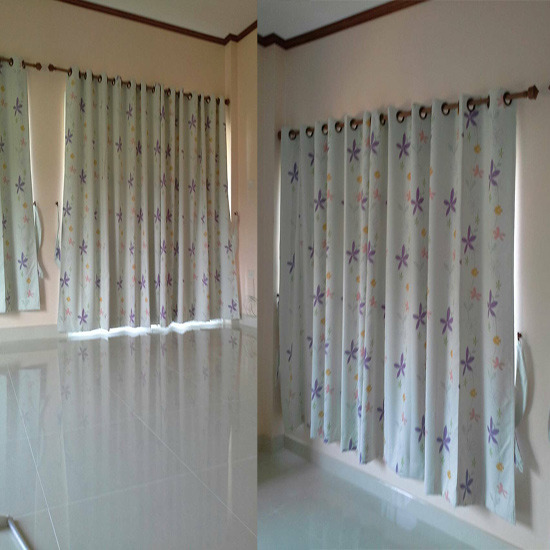 ม่านประตูหน้าต่าง ผ้าม่าน ม่าน ม่านหลุยส์ ผ้ากัน UV 