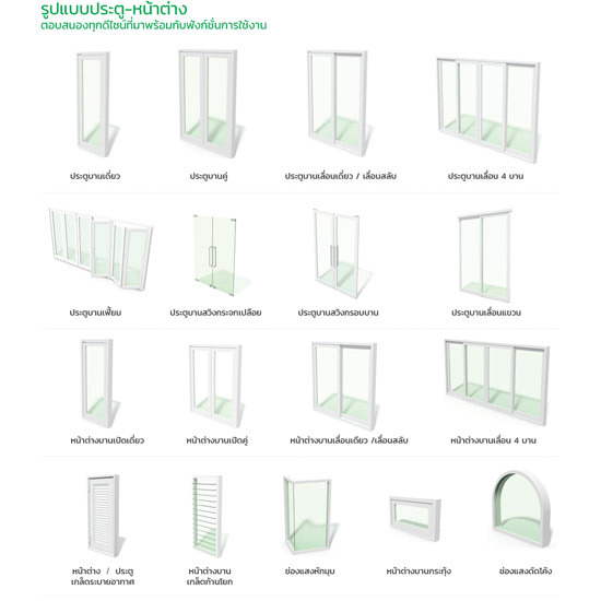 ประตูหน้าต่าง UPVC AMIGO ประตู  ประตูหน้าต่าง  หน้าต่าง  รางน้ำฝน  ฝ้าระแนง  หลังคา  โรงรถ 