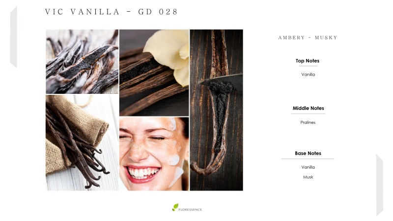 หัวน้ำหอมสำหรับใส่สบู่ Vic Vanilla หัวน้ำหอมสำหรับใส่สบู่ Vic Vanilla