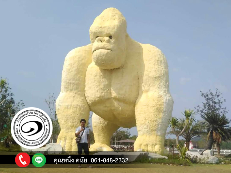 งานพ่นโฟมใส่หุ่นฟาง-ช่วยป้องกันไม่ให้ฟางพัง-แลนด์มาค-บ้านเพ-ระยอง